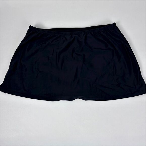Croft & Barrow Black Swim Skirt size 6 - Picture 2 of 6